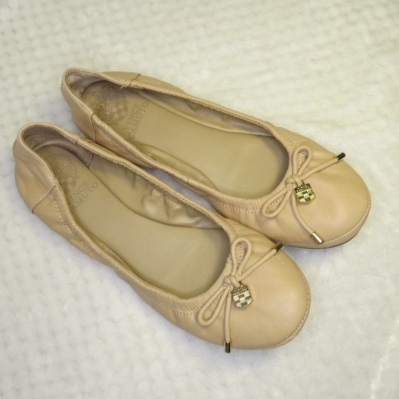 Vince Camuto Blush leather ballet flats Women's Size 7 - Picture 9 of 13